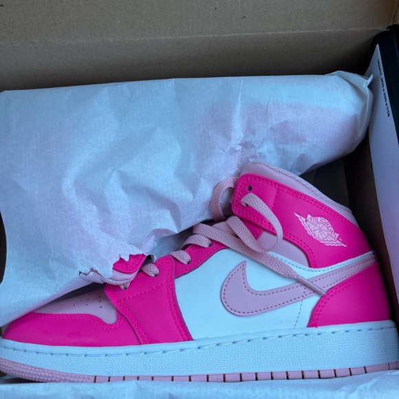 Nike Shoes - Nike Air Jordan Pink & White